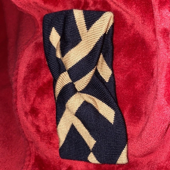 Luxury Black Tan  Knit Headband - Picture 4 of 6
